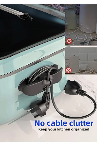 INTEREV 2- لفاف كابل الأدوات الإلكترونية |   منظم كابلات متعدد الأغراض (أسود/...