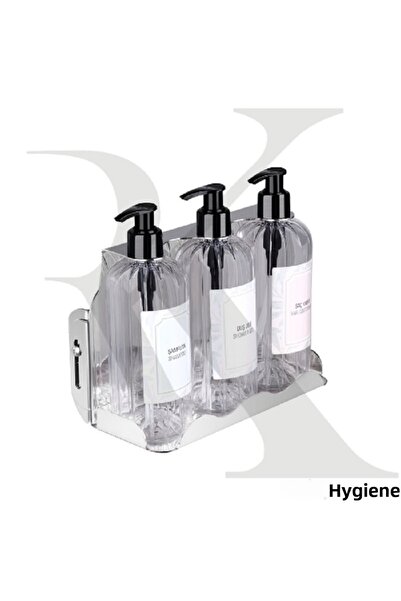 REYKA HİJYEN Hotel Type Triple Locked Dispenser Apparatus - Stainless Steel -...