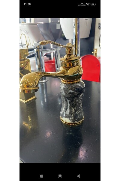 FLEKO Gold Washbasin - With Battery and Stylish