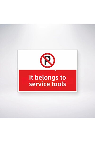 Reysa Tasarım ملصق ينتمي إلى أدوات الخدمة مقاس 20 × 28 سم