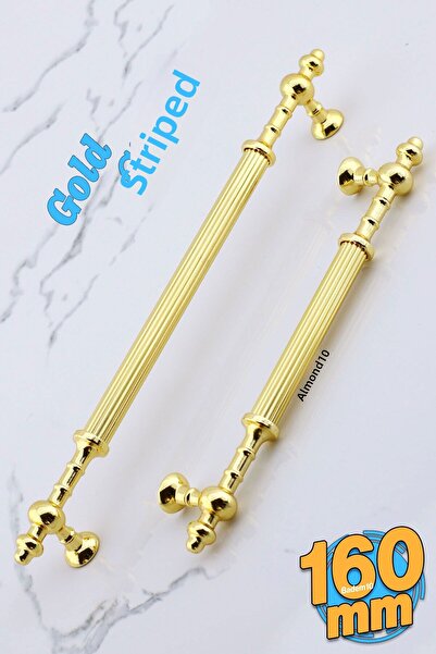 Badem10 Mâner metalic Fate Gold 160 mm- 16 cm Mobilier Bucătărie Sertar Dulap...