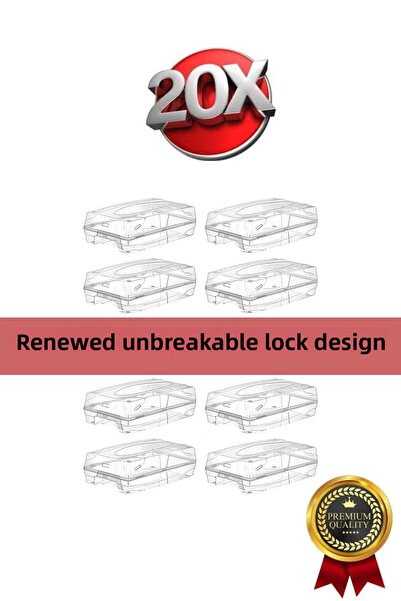 Leonsas 20Pcs Women Shoes Box Transparent Shoes Storage Box