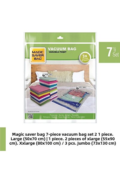 Magic Saver Bag 7-Piece Vacuum Bag Set 2