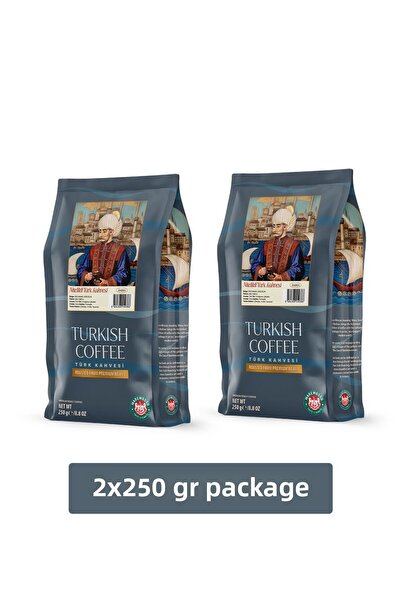 Mare Mosso Caffe ê Vendite قهوة تركية عالية الجودة 2×250 جرام. (مطحون)