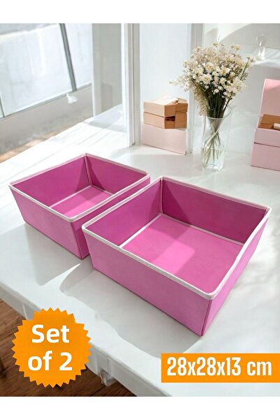 Balkan Room Pink Drawer Organizer - Multi-Purpose Cabinet Castle Set (28*28*13cm)
