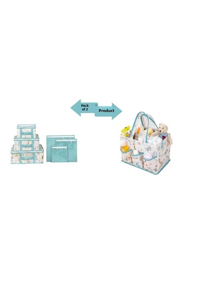 Smyak مجموعة منظم غرفة وحقيبة الأطفال المكونة من 6 قطع Mrtbaby58+منظم العناية...