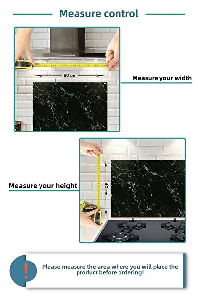 Decorita Glass Stove Back Protector| Water And Vegetables| 40cm X 60cm