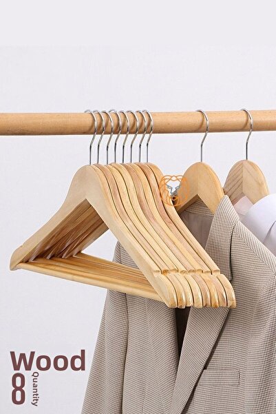 Transformacion 8 bucăți umerase din lemn natural