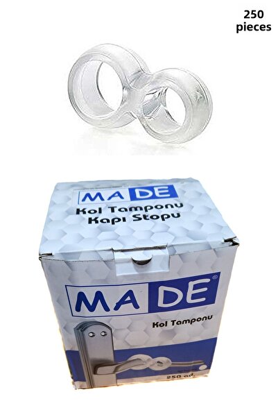 ŞENEL Yapı Market سدادة مطاطية لمقبض الباب، صندوق عازل شفاف 250 قطعة