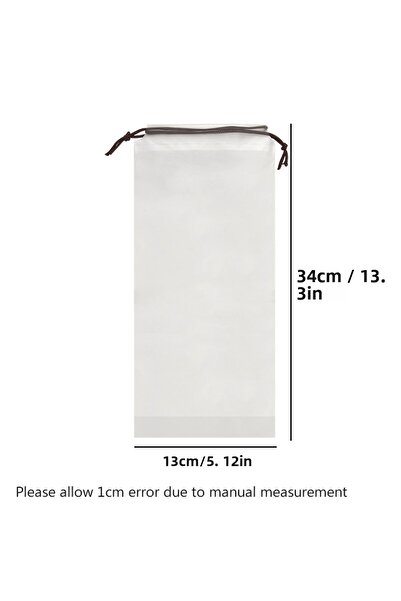 Choice 34 × 13 سم 10 قطع 10 قطع حقيبة تخزين مظلة شفافة غير لامعة بتصميم رباط ...