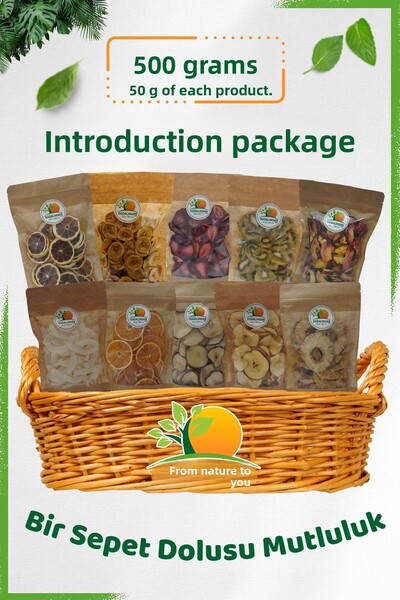 DoğalındanSize 500 Gr. Fruit Meeting Package - Sugar Free and Dried