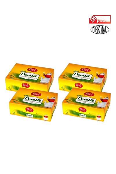 Berk كيس شاي أسود 48 قطعة × 4 عبوات