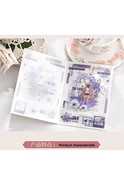 İthal Carte cu autocolante pentru fete U1-10 pagini - Culoare: Galben