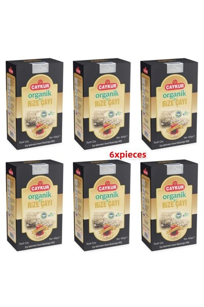 bydemir شاي كايكور رايزي العضوي 400 جرام. (صندوق كرتون) 6x قطعة