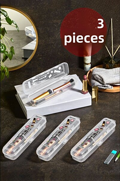 DOVİHOME 3 فرش مكياج - حامل فرشاة داخل الحقيبة، حاوية تخزين لتنظيم مستلزمات ا...