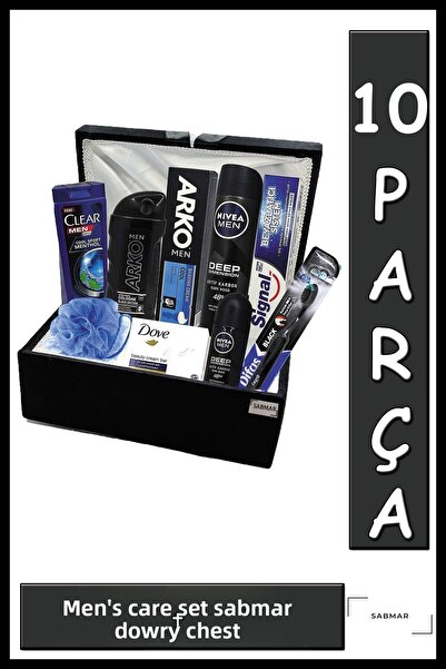 Arko Men 2022059 C Men's Grooming Set - Promise Engagement Dowry and Groom Bundle, Groom Dowry Chest Included