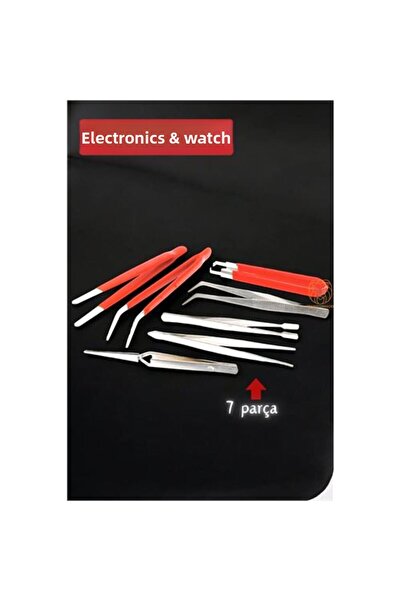 toyigoo مجموعة ملاقط إلكترونيات من HSNET مكونة من 7 قطع - tygo6840-1538