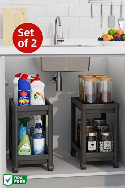 Nandy Home 2 Rafturi cu roți sub blat