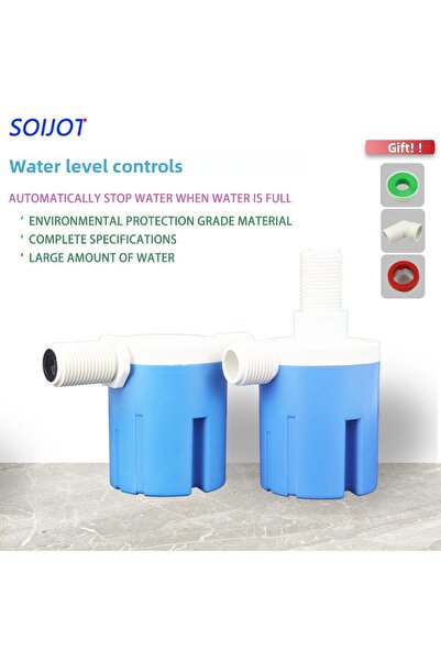 SOIJOT صمام تعويم عملي بديل متين للتحكم في مستوى المياه مقاس 1/2 بوصة و3/4 بو...
