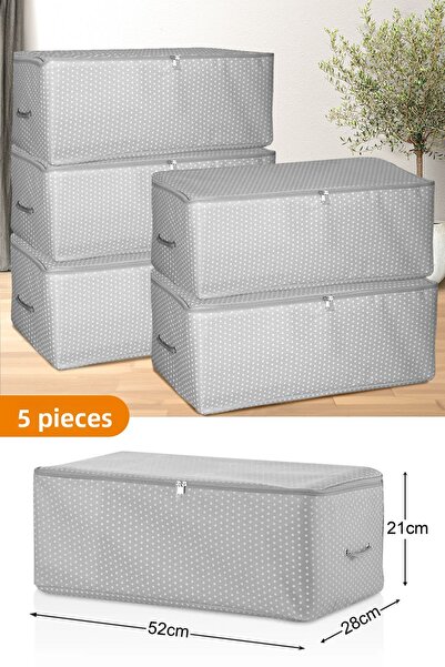 Serstil 5 bucăți - resturi de pete gri cu imprimare de dimensiuni mici detali...