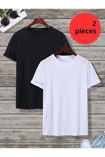 JustBS Γυναικείο T-Shirt σε στενή γραμμή, 2 τεμάχια