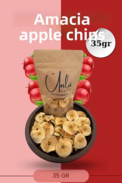 ünlükuru Amasya Dried Apple 35Gr - Healthy Snack Fruit & Apple Chips & Sugar-...