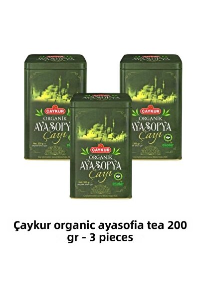 Çaykur Çaykur Organic Ayasofia Tea 200 Gr Tnk - 3 Pcs