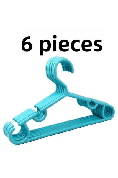 Tiesa Home 6 bucăți din plastic 28 cm umerase pentru haine