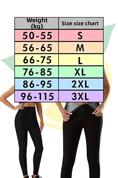 elilom Κολάν Sauna Agraflı - Ενισχυτικό ιδρώτα, Συσφιγκτικό για την κοιλιά, Αδυνατιστικό για μέση και πόδια, Θερμικό αθλητικό (MULU)