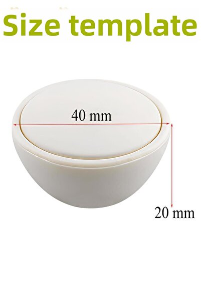 Badem10 Πιάνο Πολυμερές Κουμπί Λαβή Moonstone Έπιπλα Κουζίνας Συρτάρι Ντουλάπα Ντουλάπα Λαβή Λαβή 10 τμχ