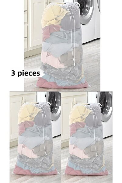 Malzek 3 μεγάλα δίχτυα για κουρτίνες και πλυντήριο 60x80