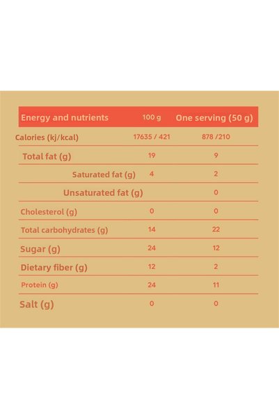Saf Nutrition Chocolate Chip Energy Bar 50 Gr X 12 Pieces