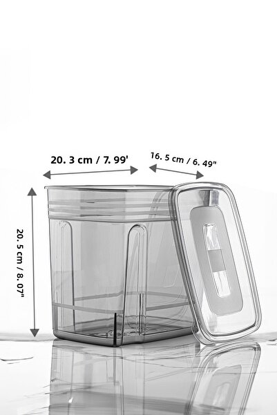 Meleni Home 3 Pieces 5.5 Liter Jumbo Storage Box - Lena Bathroom Organizer Tablet Detergent Storage Container with Label