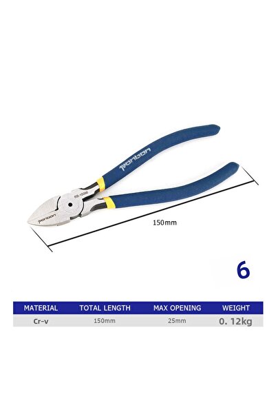 Choice1 كماشة قطع احترافية مقاس 6 بوصات و5/6/7 بوصات وأداة تجريد الأسلاك وقاط...