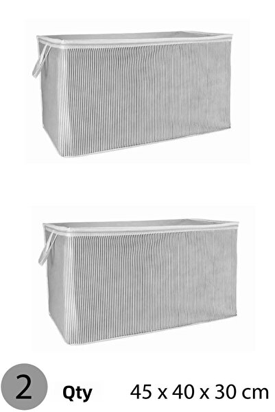 BENONİ Sac pentru Pulover Mini Sac 45x40x30 cm Gri - 2 Bucăți