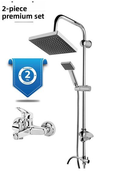 JustBS Overhead Shower System Multifunctional Shower Set with on Off Bathroom...