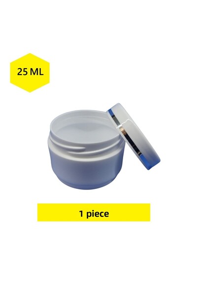 demethome 25 ml Mini cutie goală pentru pomadă-crem-cosmetice 25 cc Borcan de cremă din plastic 1-250 buc Opcțional