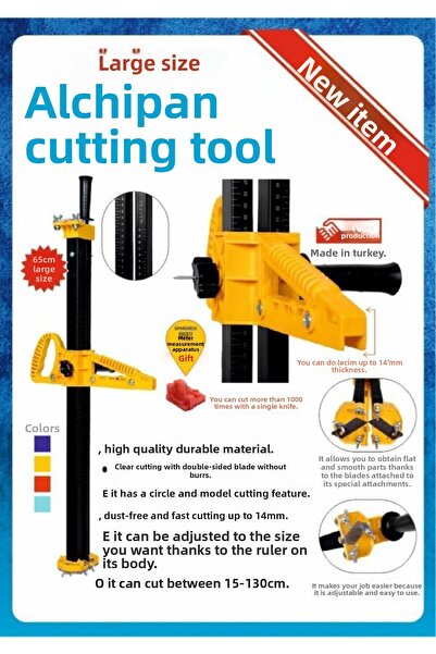 MasterPlus 60 cm Manual Drywall Cutting Tool Drywall Cutting Apparatus Straight and Round Cutting