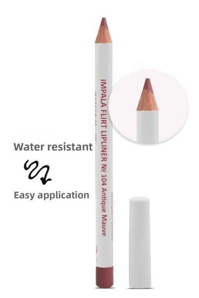 IMPALA قلم تحديد الشفاه Flirt Pencil Lipliner رقم: 104 أرجواني عتيق غير لامع