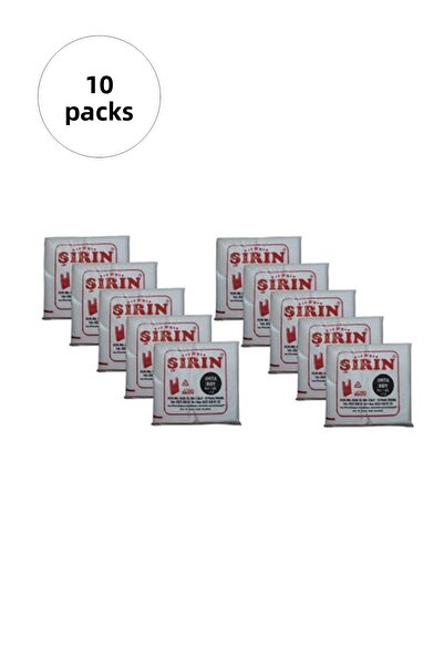 Şirin White Thick Athlete Bag Medium Size 28x50 Cm 1 Kg 10 Pack (Takriben 750 Pieces)