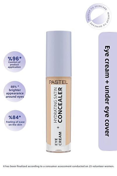 Pastel كريم العين المرطب من الساتان - كريم العين تحت العين 64 خفيف متوسط