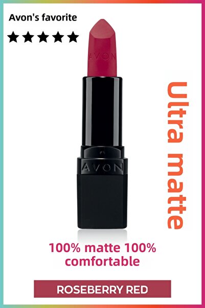AVON أحمر شفاه فائق اللمعان - أحمر التوت