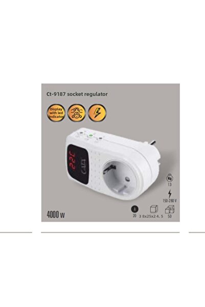 Cata Ct-9187 Socket Regulator (150-280v-4000w)