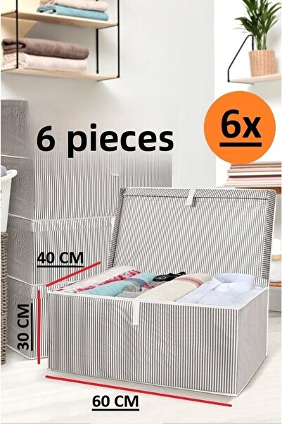DaisyHome 6 Pieces Lid Box Slurry Mega Size 70*40*30* Multi-Purpose Box Slurry