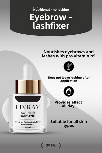 Livray مثبت رموش الحواجب (20 مل)