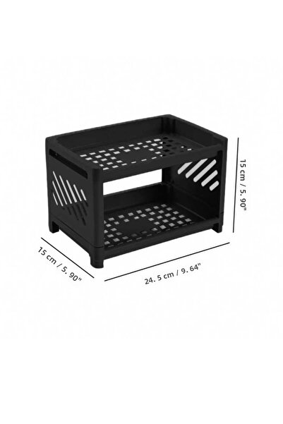 bavella Αποσπώμενος Πλαστικός Οργανωτής Γραφείου δύο Επιπέδων