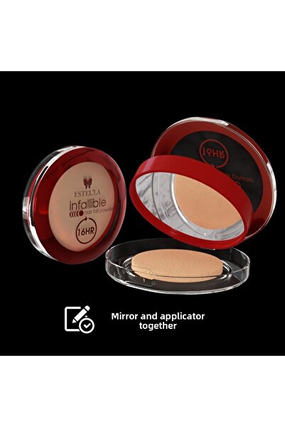 Estella End for Skin Flaws!Estel and Infallible Powder Powder Cover It All with Just One Touch