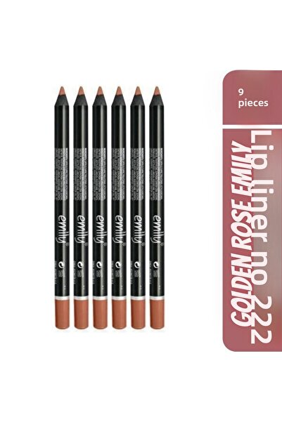 Golden Rose قلم الشفاه إميلي رقم 222 × 6 قطع