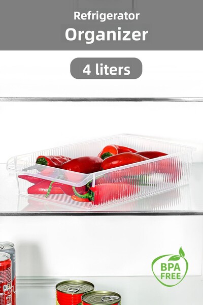 Meleni Home 1 buc Organizator pentru frigider în interiorul dulapului - Coș o...