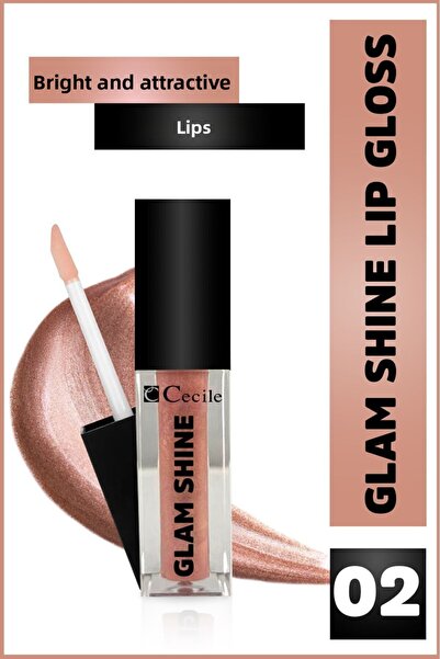 Cecile glam shine lip gloss 02